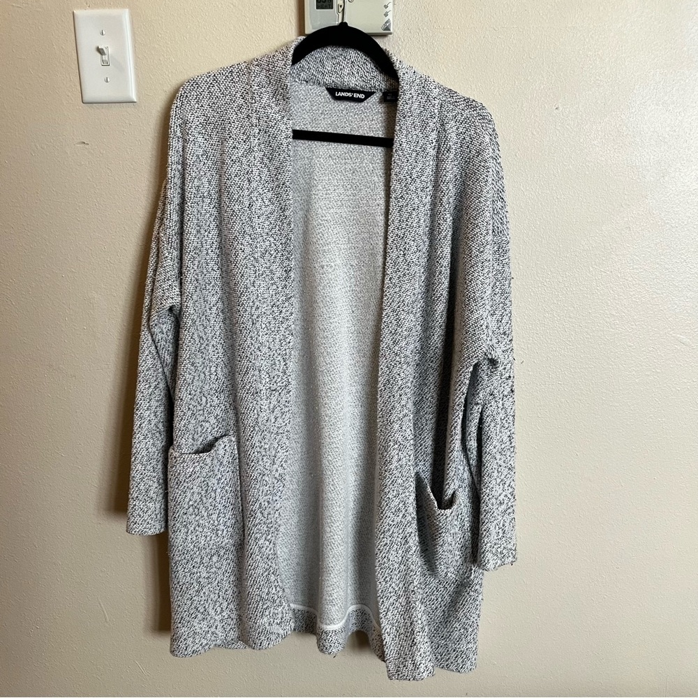 Lands’ End Cardigan.